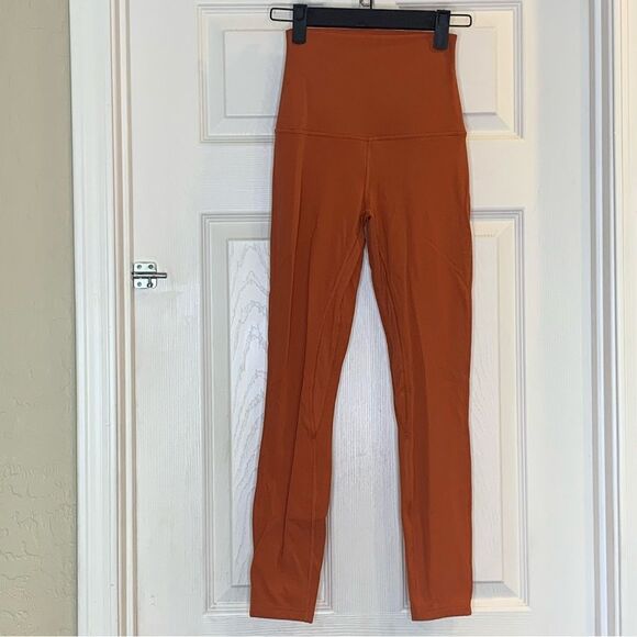 Lululemon Align Super-High-Rise Pant 28" Canyon Orange Size 2 - Picture 1 of 8